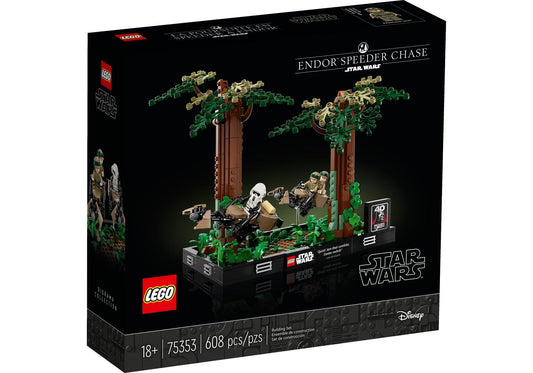 Lego 75353 Star Wars: Verfolgungsjagd auf Endor - Diorama - plegobil