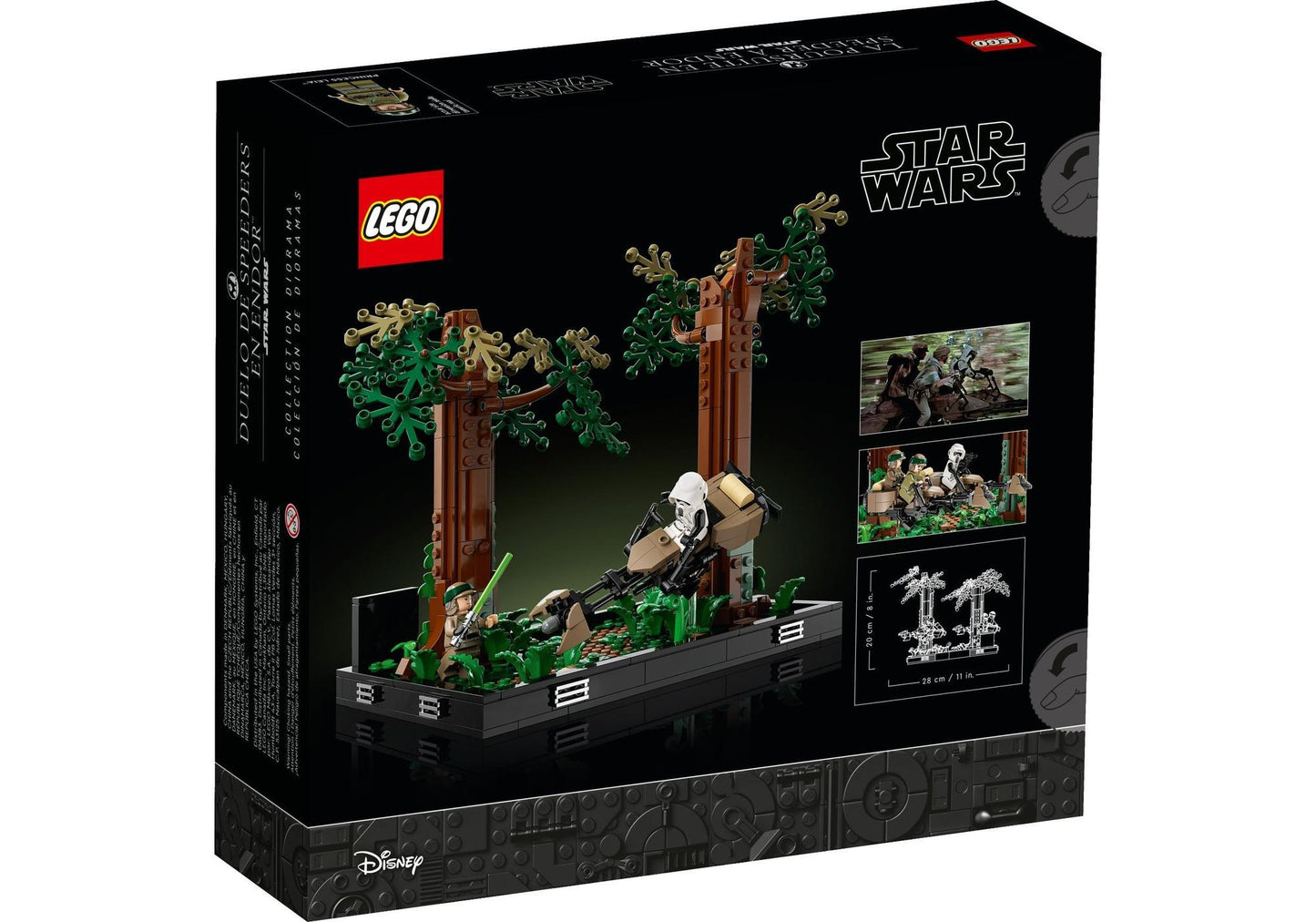 Lego 75353 Star Wars: Verfolgungsjagd auf Endor - Diorama - plegobil