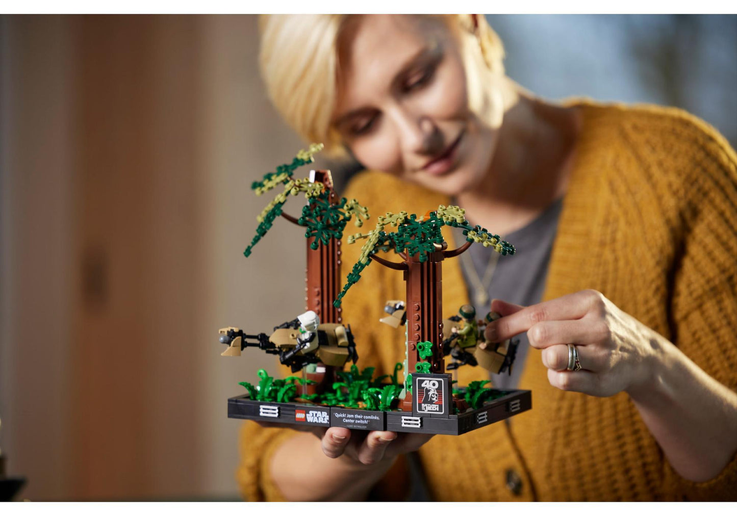 Lego 75353 Star Wars: Verfolgungsjagd auf Endor - Diorama - plegobil
