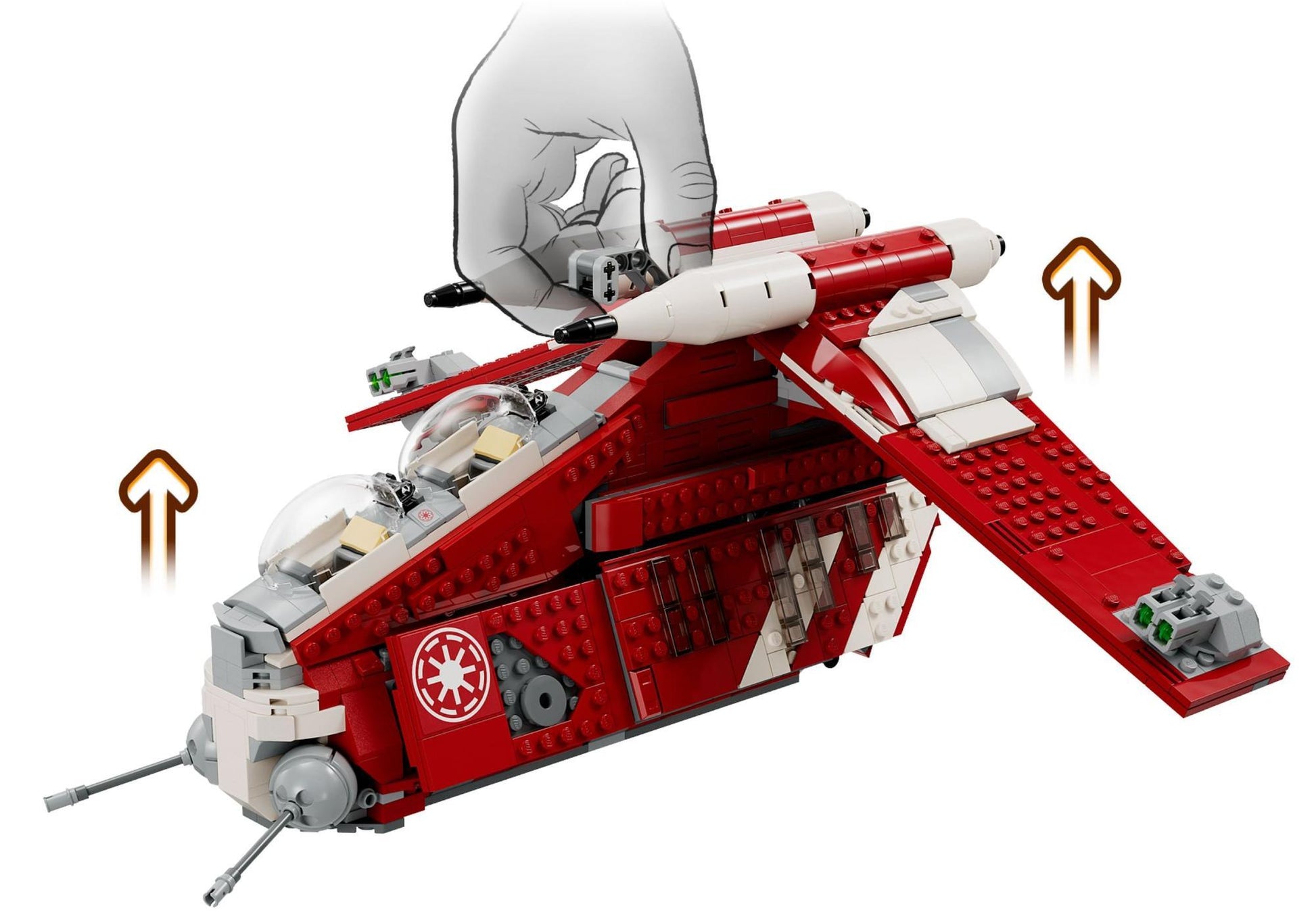 Lego 75354 Star Wars: Gunship der Coruscant-Wachen - plegobil