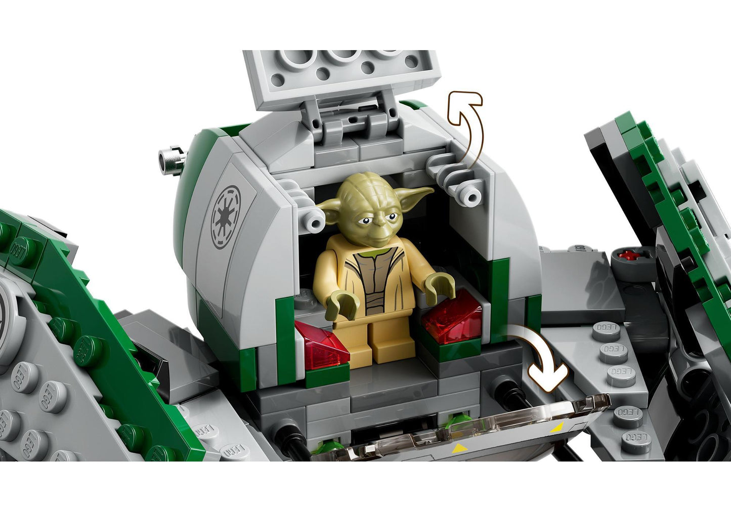 Lego 75360 Star Wars: Yodas Jedi Starfighter - plegobil