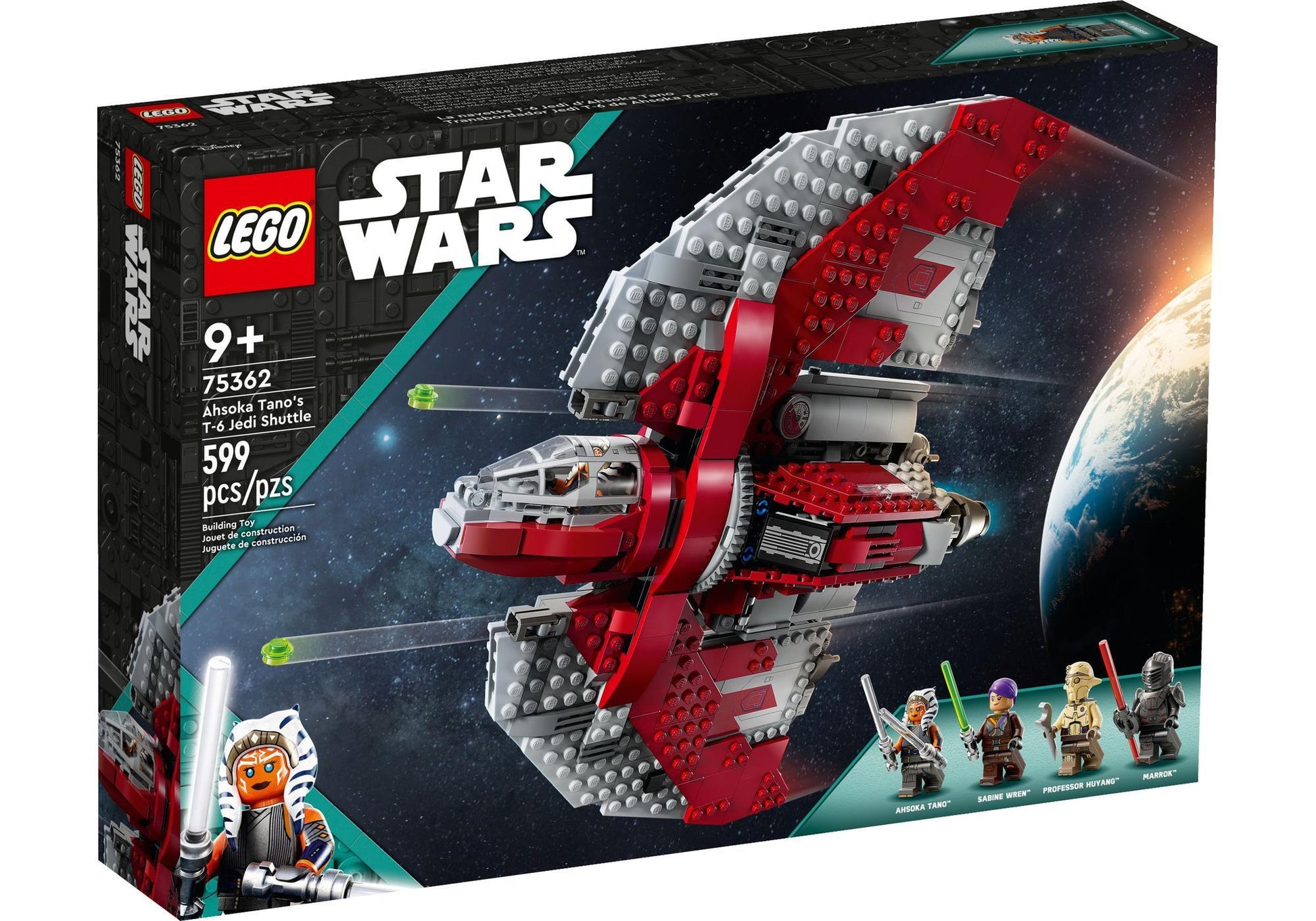 Lego 75362 Star Wars: Ahsoka Tanos T-6 Jedi Shuttle - plegobil