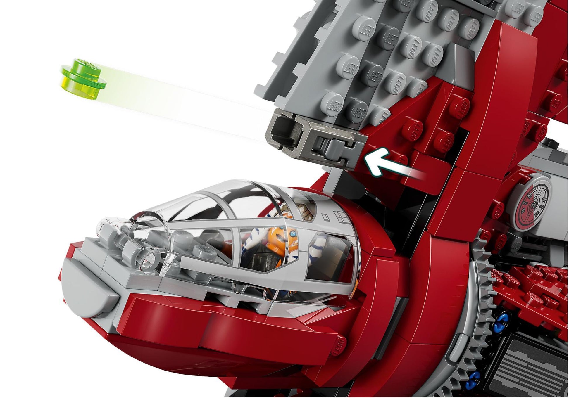 Lego 75362 Star Wars: Ahsoka Tanos T-6 Jedi Shuttle - plegobil