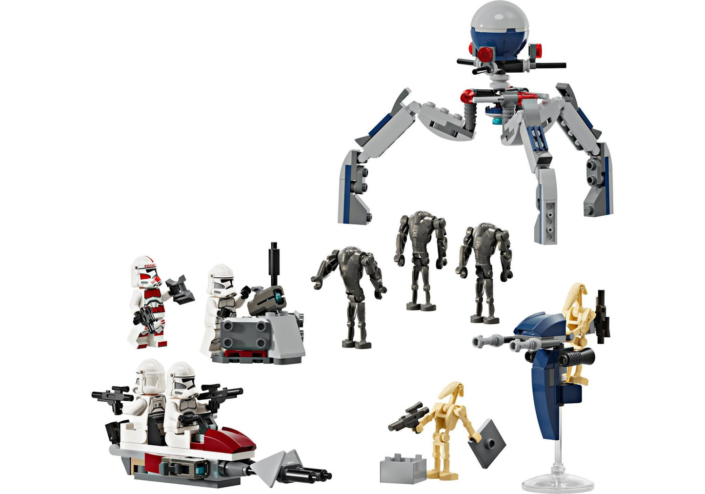 Lego 75372 Star Wars: Clone Trooper & Battle Droid Battle Pack - plegobil