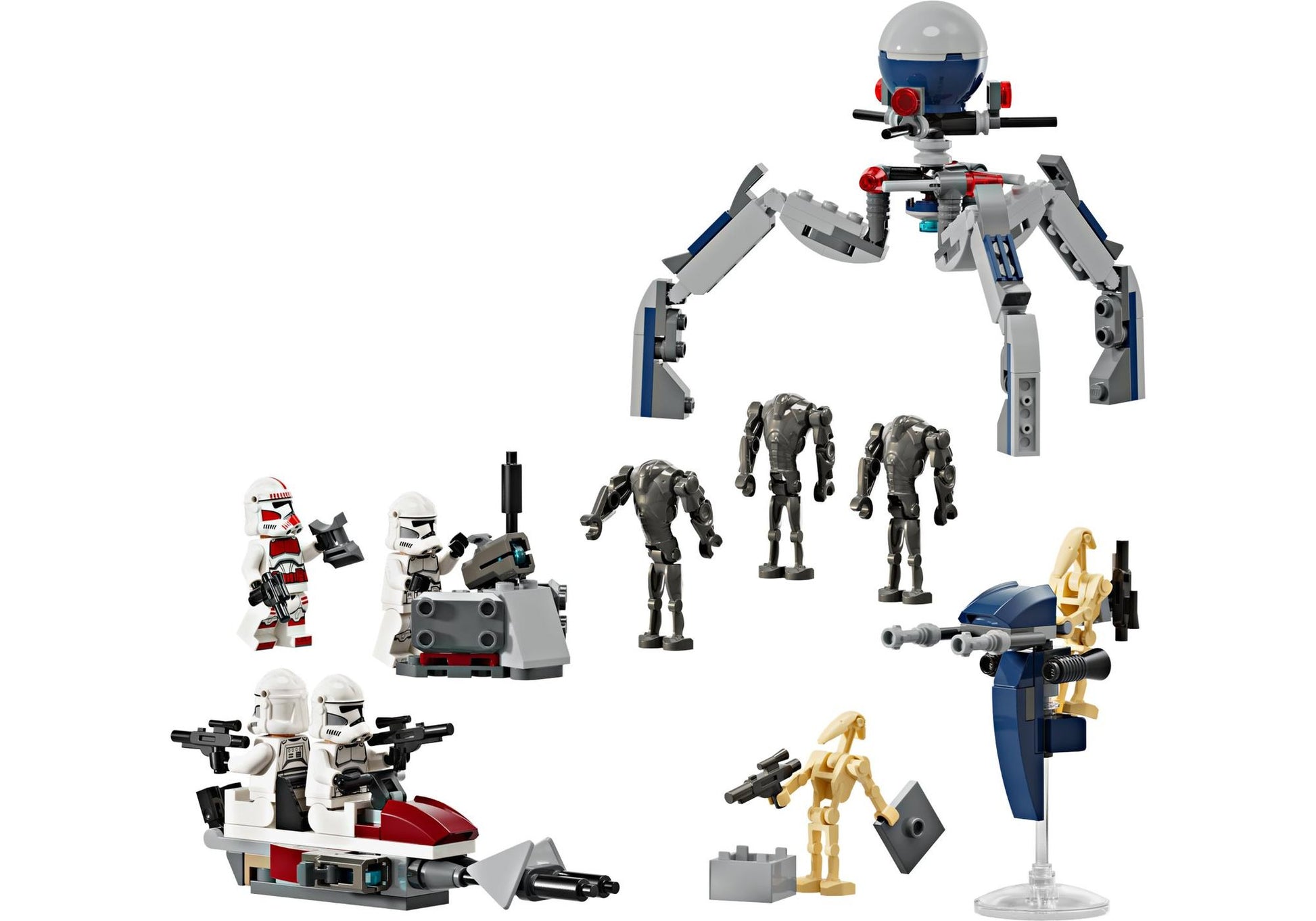 Lego 75372 Star Wars: Clone Trooper & Battle Droid Battle Pack - plegobil