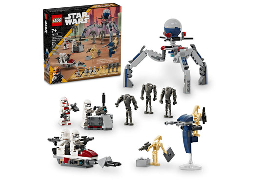 Lego 75372 Star Wars: Clone Trooper & Battle Droid Battle Pack - plegobil