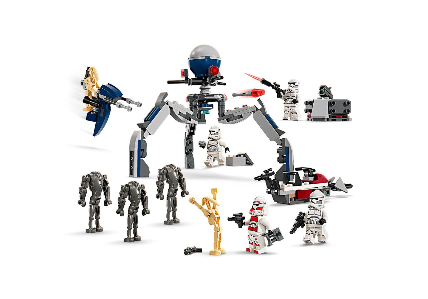 Lego 75372 Star Wars: Clone Trooper & Battle Droid Battle Pack - plegobil