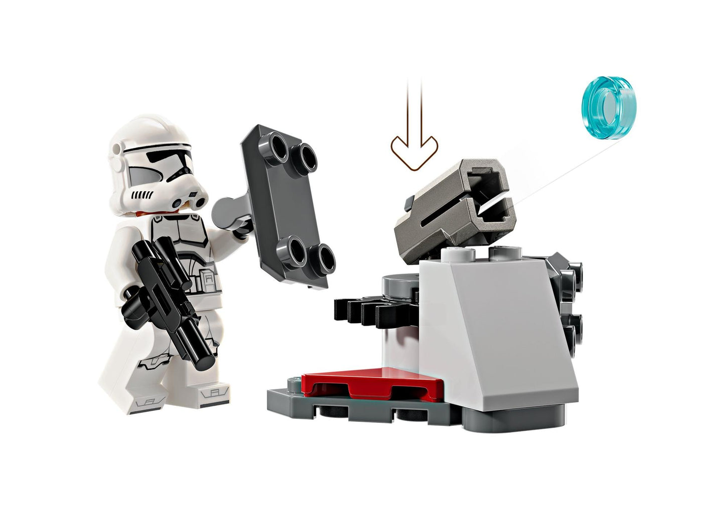 Lego 75372 Star Wars: Clone Trooper & Battle Droid Battle Pack - plegobil