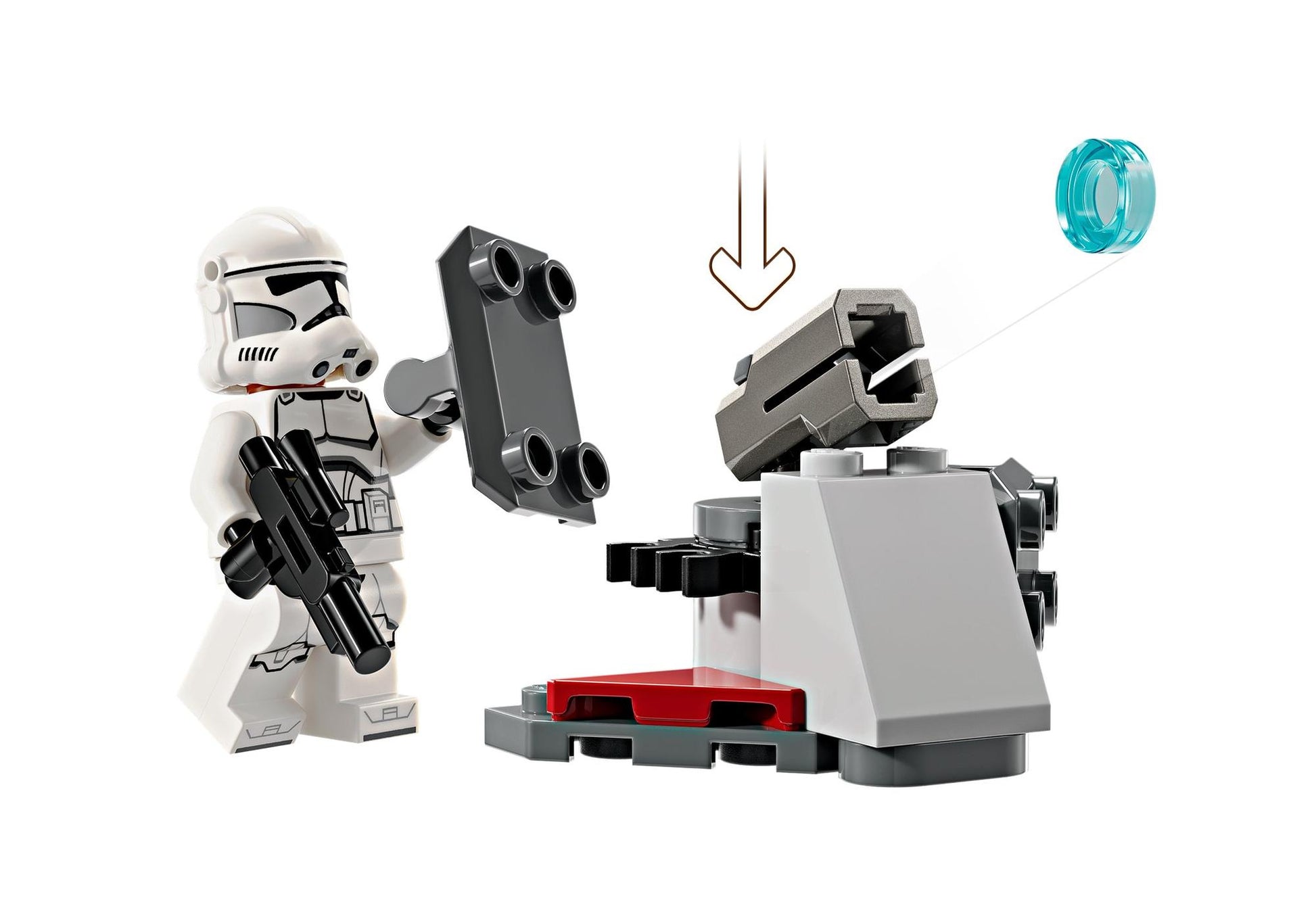 Lego 75372 Star Wars: Clone Trooper & Battle Droid Battle Pack - plegobil