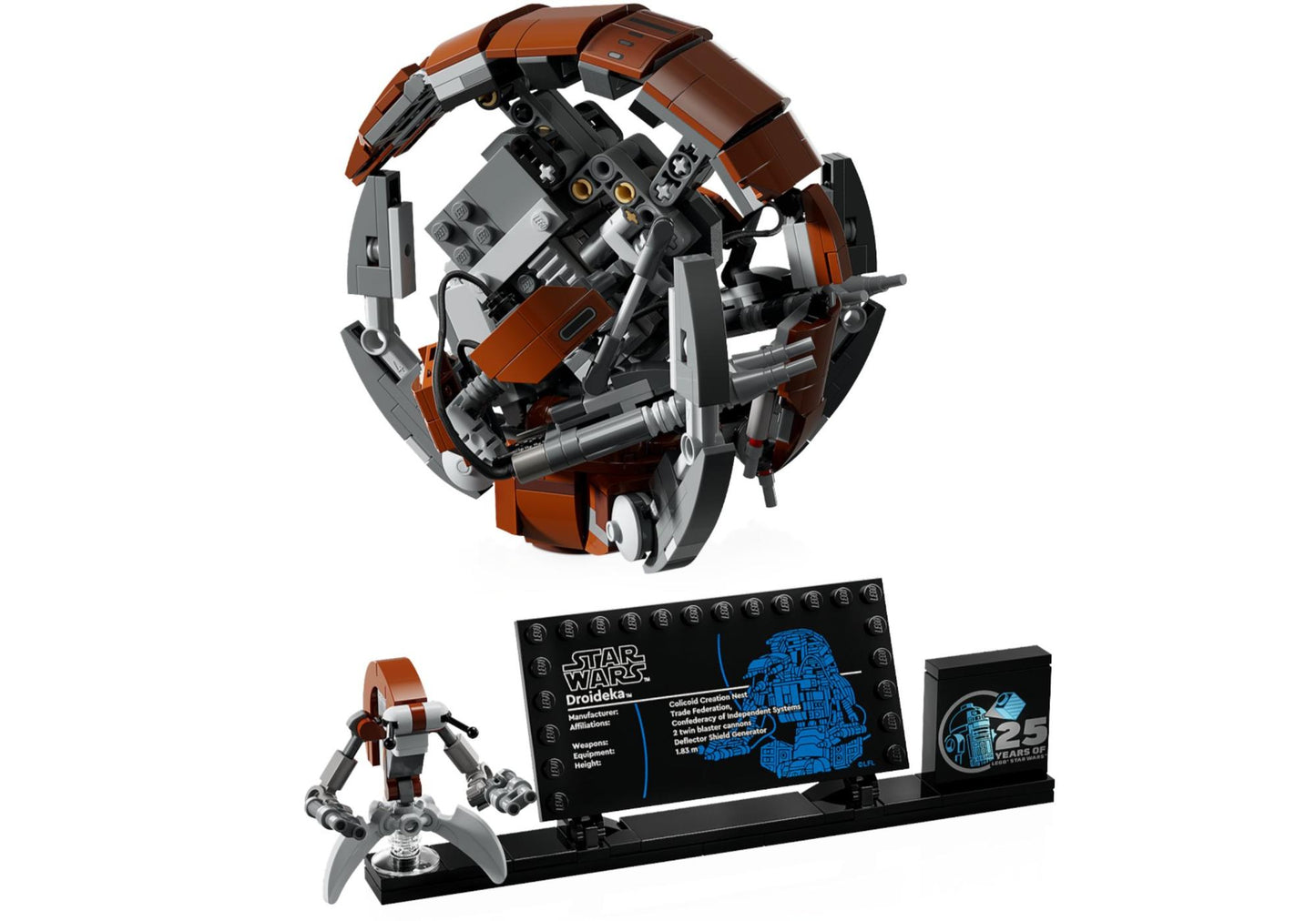Lego 75381 Star Wars: Buildable Droideka - plegobil