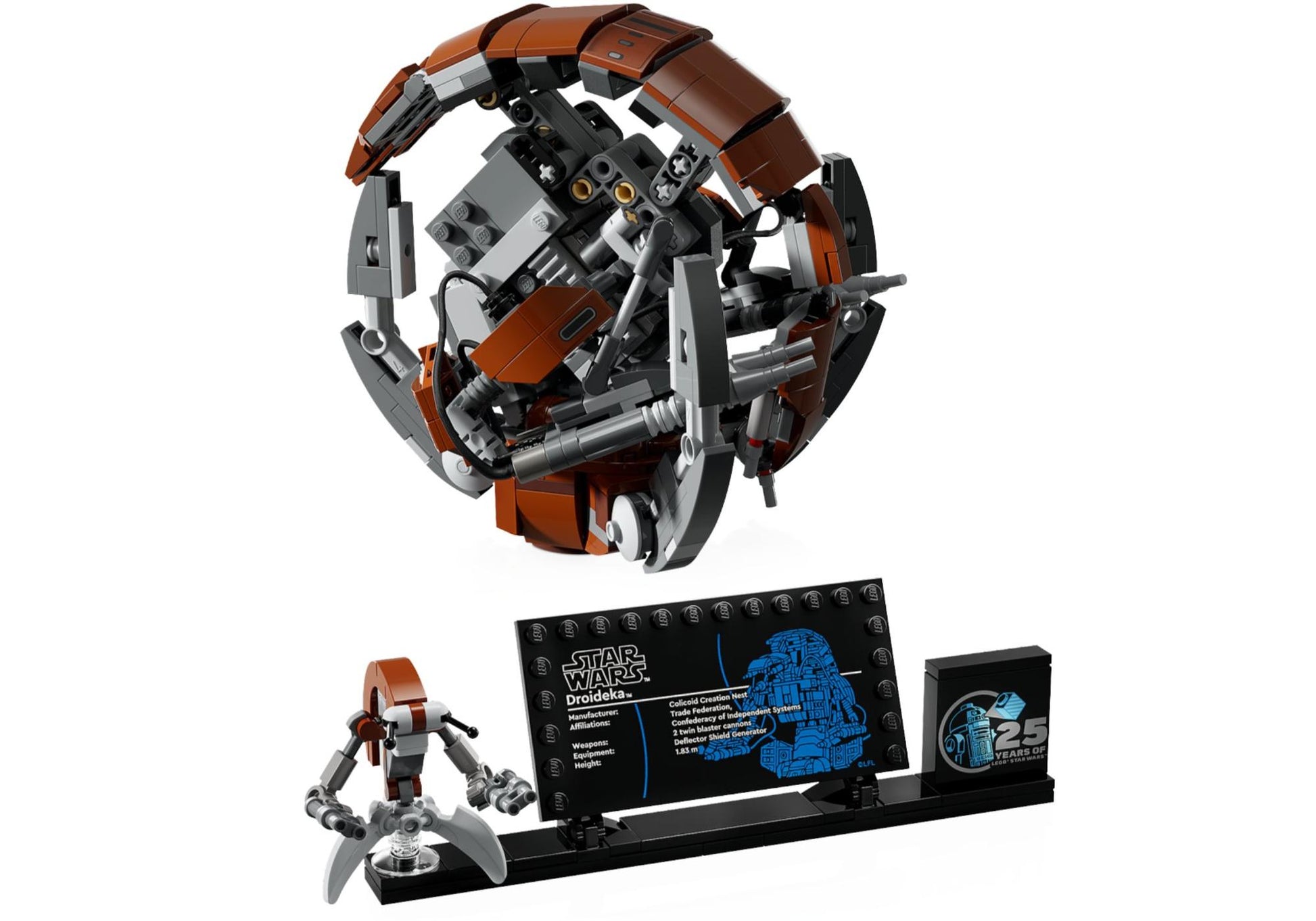 Lego 75381 Star Wars: Buildable Droideka - plegobil
