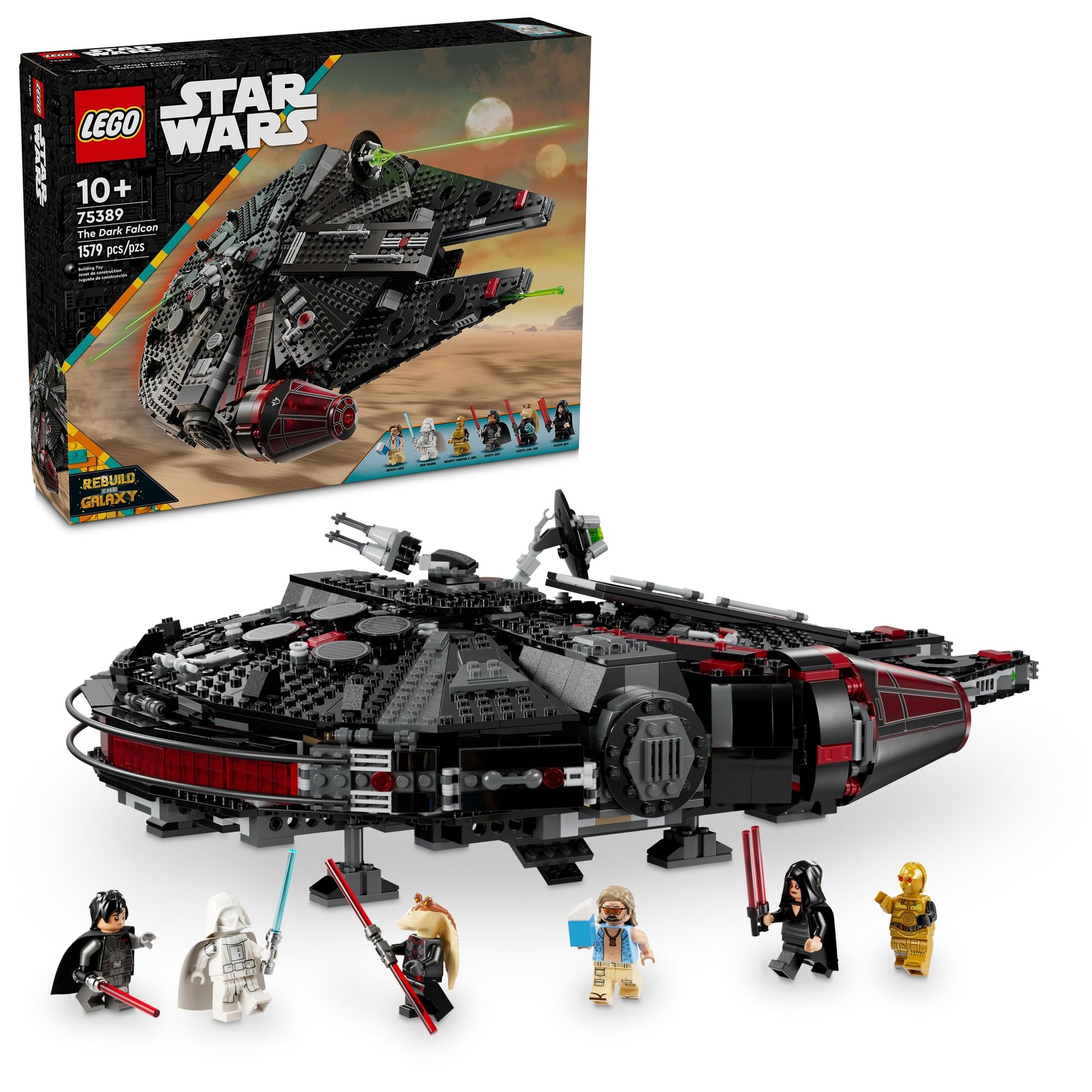 Lego 75389 Star Wars: Dunkler Millennium Falke - plegobil