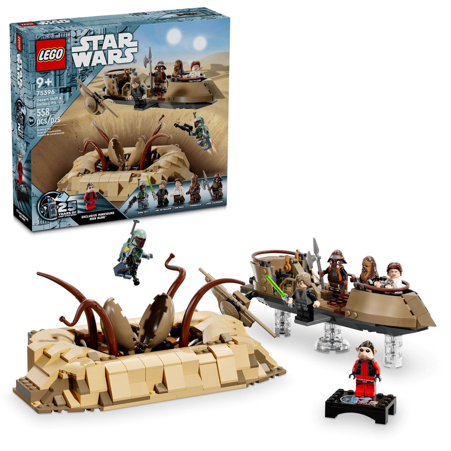 Lego 75396 Star Wars: Wüsten-Skiff und Sarlacc-Grube - plegobil
