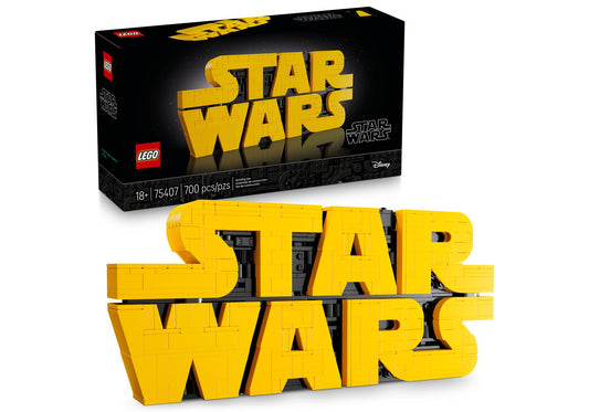Lego 75407 Star Wars: Star Wars Logo aus LEGO Steinen