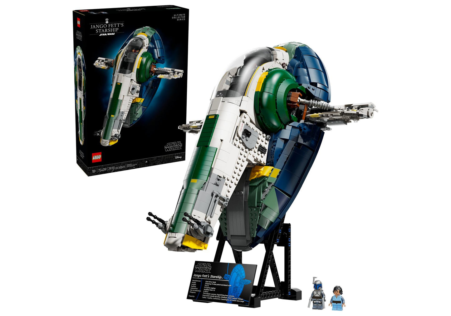 Lego 75409 Star Wars: Jango Fetts Sternenschiff der Firespray-Klasse
