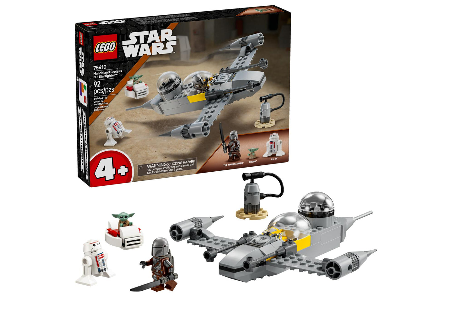 Lego 75410 Star Wars: Mandos und Grogus N-1 Starfighter