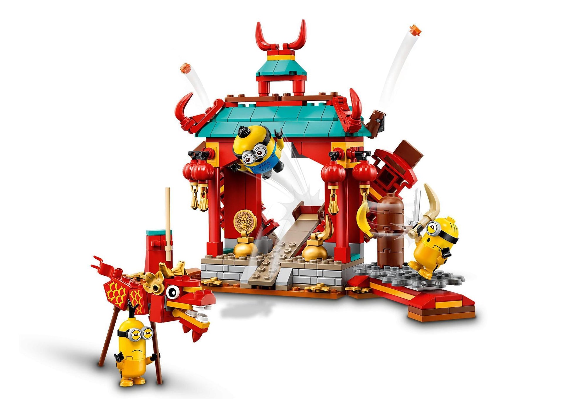 Lego 75550 Minions: Minions Kung Fu Tempel - plegobil