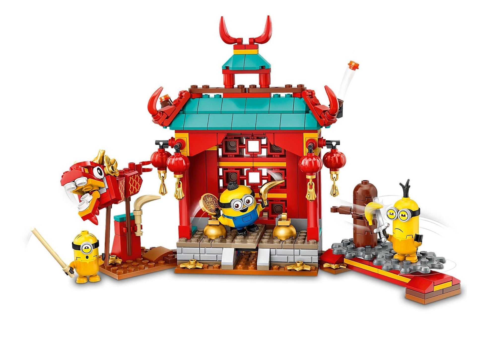 Lego 75550 Minions: Minions Kung Fu Tempel - plegobil