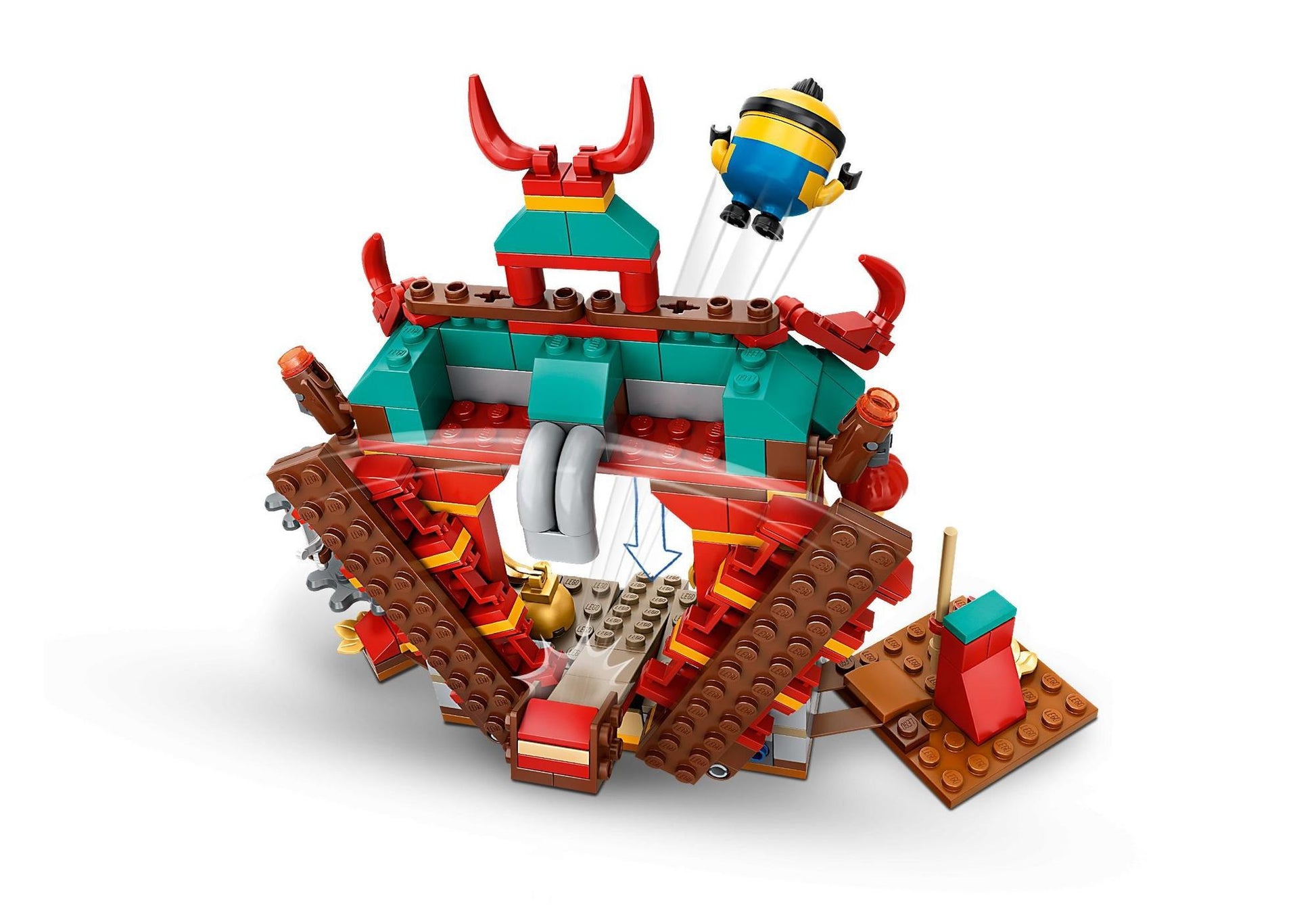 Lego 75550 Minions: Minions Kung Fu Tempel - plegobil
