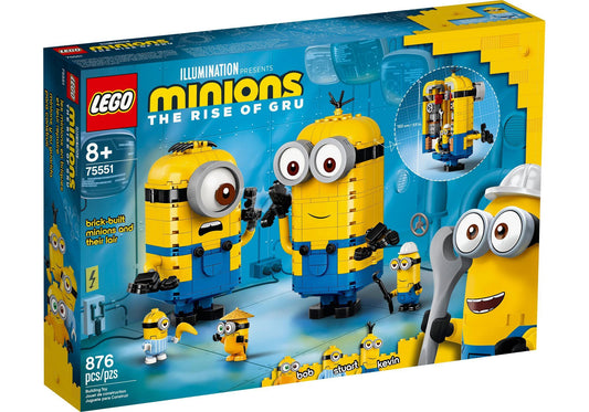 Lego 75551 Minions: Minions-Figuren Bauset mit Versteck - plegobil