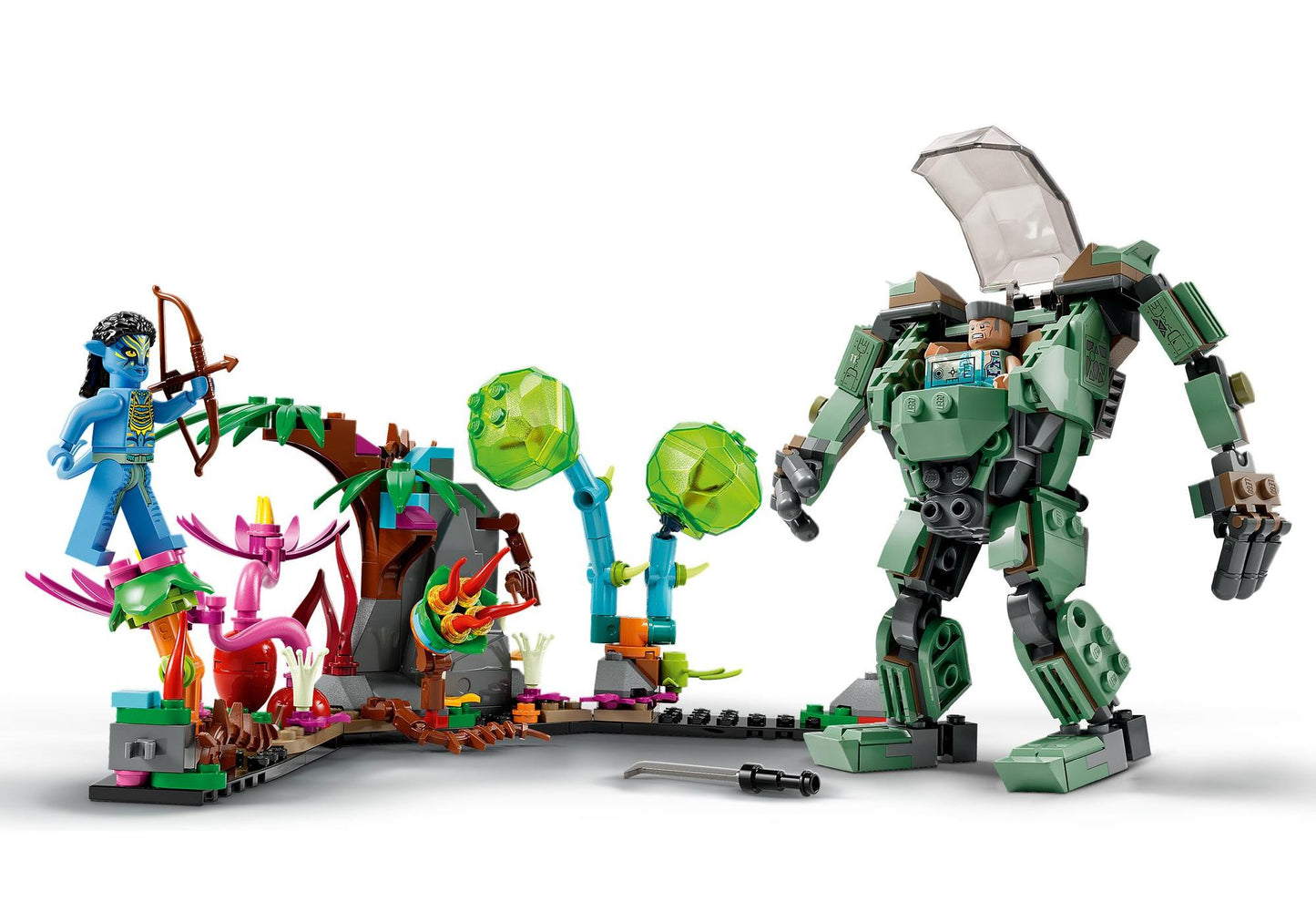 Lego 75571 Avatar: Neytiri und Thanator vs. Quaritch im MPA - plegobil