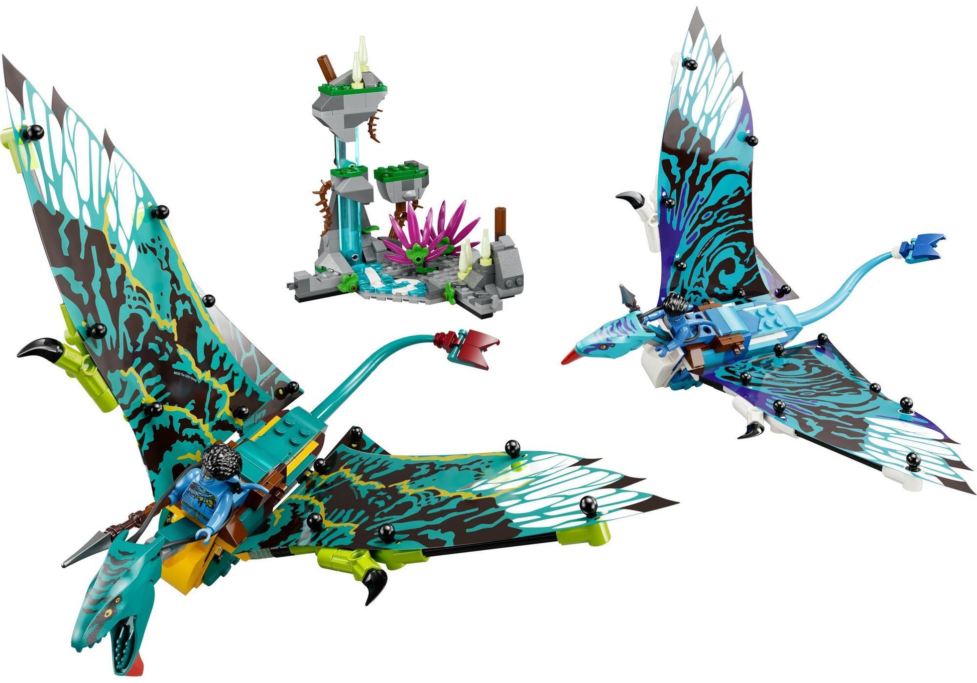 Lego 75572 Avatar: Jakes und Neytiris erster Flug auf einem Banshee - plegobil