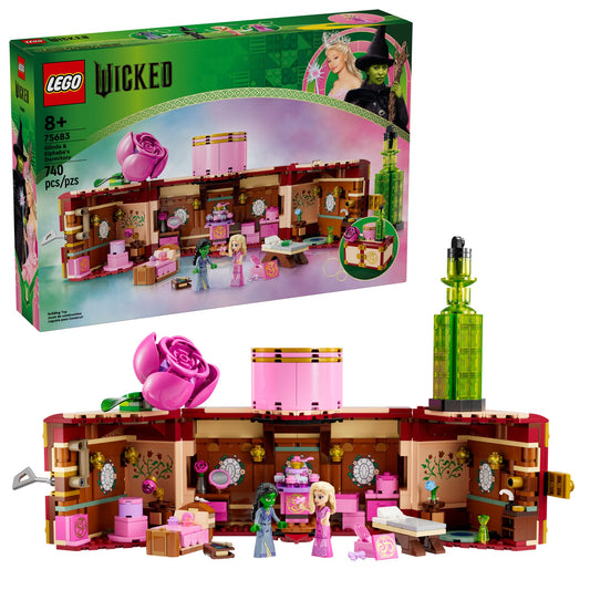 Lego 75683 Wicked: Glindas und Elphabas Schlafsaal - plegobil