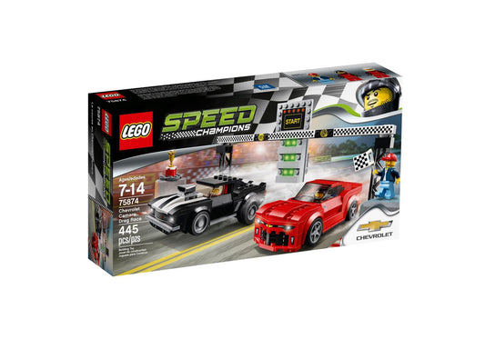 Lego 75874 Speed Champions: Chevrolet Camaro Drag Race - plegobil