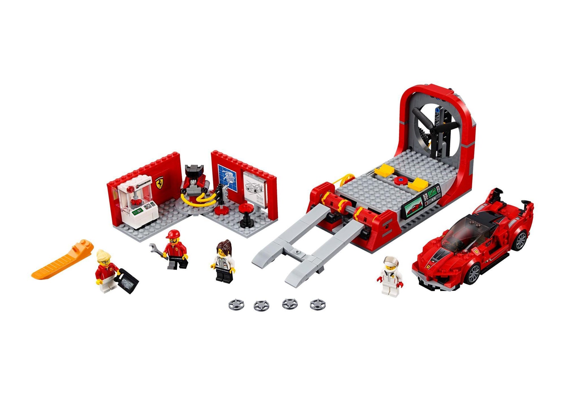 Lego 75882 Speed Champions: Ferrari FXX K & Entwicklungszentrum - plegobil