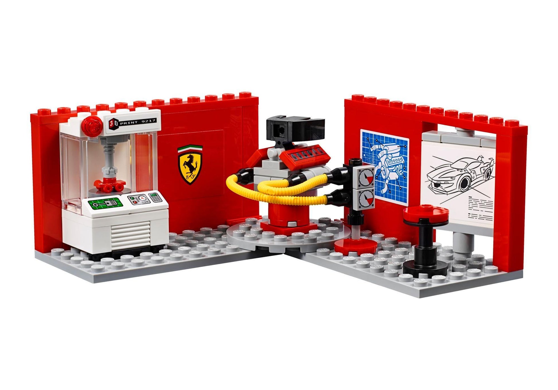 Lego 75882 Speed Champions: Ferrari FXX K & Entwicklungszentrum - plegobil