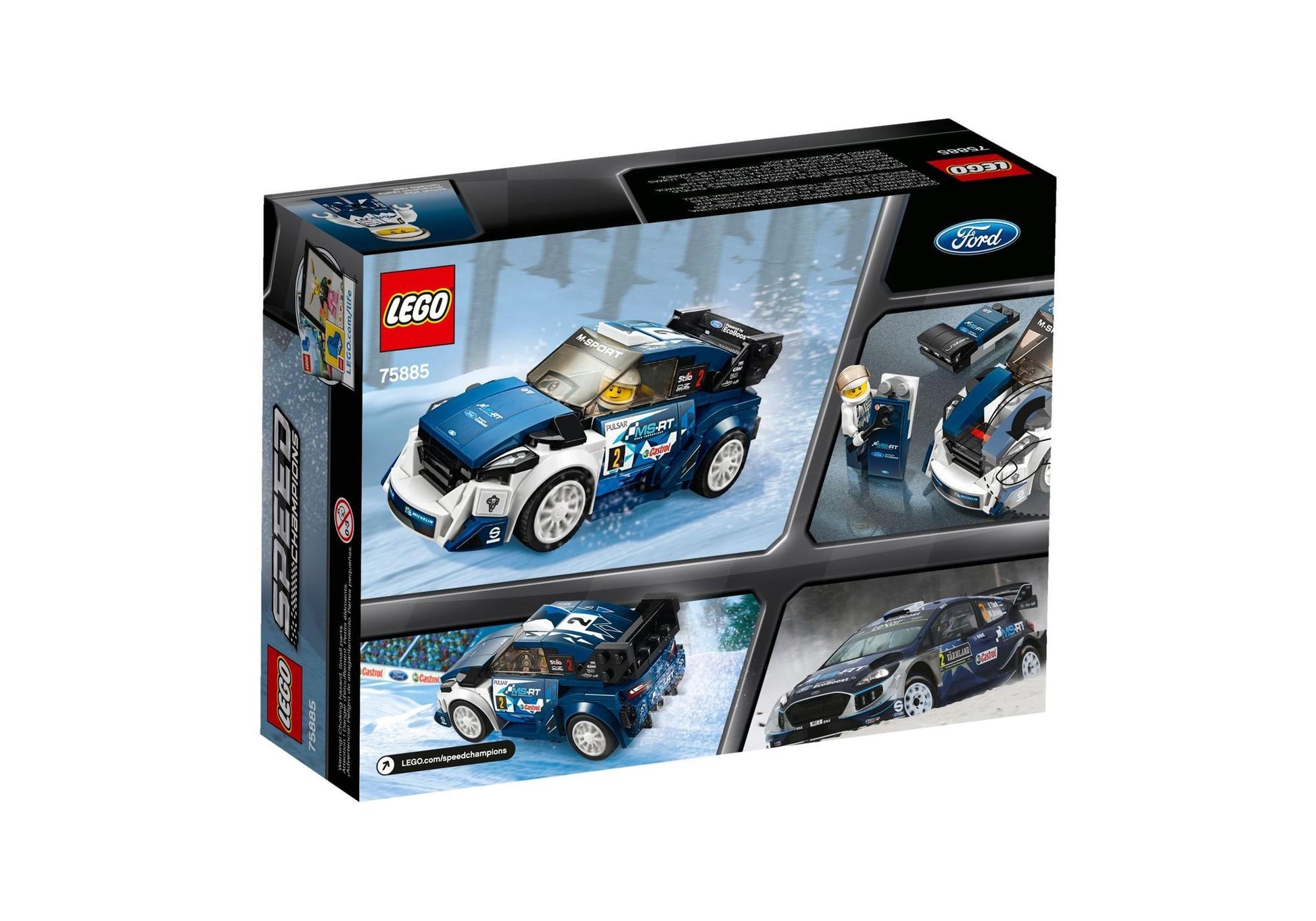 Lego 75885 Speed Champions: Ford Fiesta M-Sport WRC - plegobil