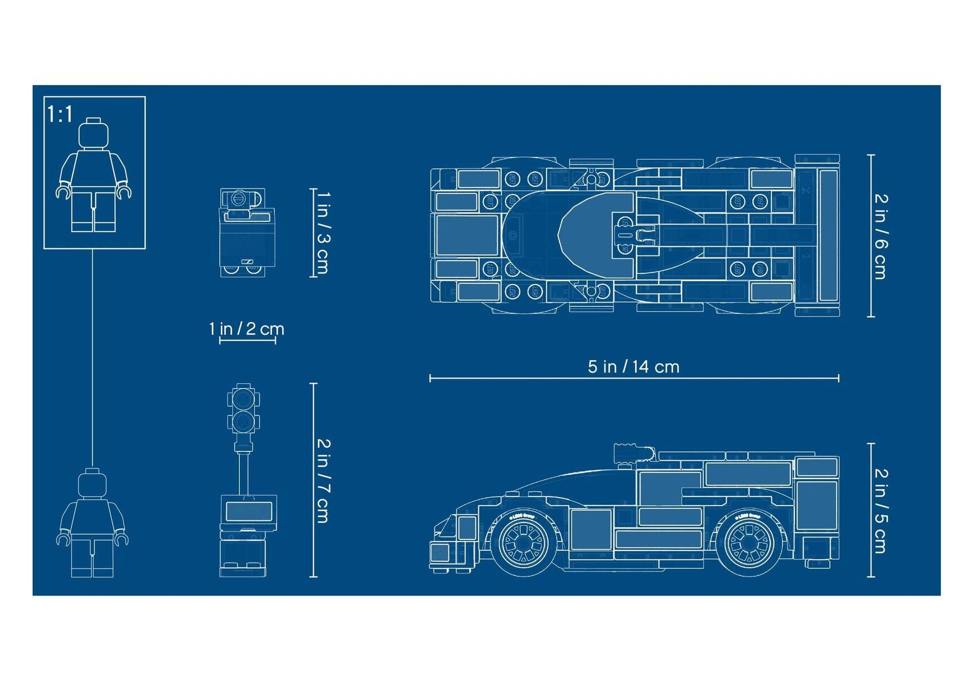 Lego 75887 Speed Champions: Porsche 919 Hybrid - plegobil