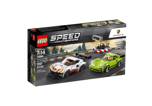 Lego 75888 Speed Champions: Porsche 911 RSR & Porsche 911 Turbo - plegobil