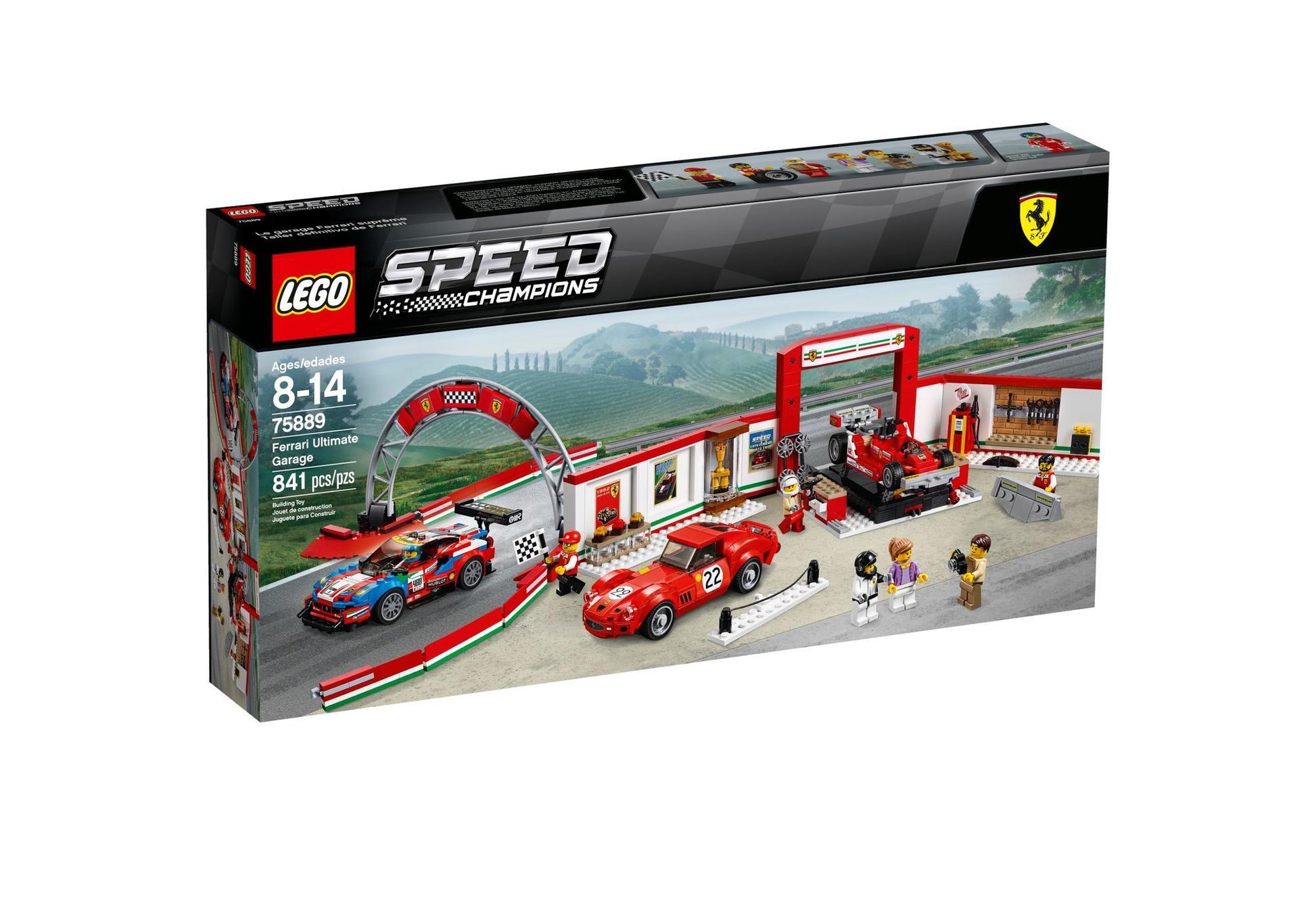 Lego 75889 Speed Champions: Ferrari Garage Ferrari 250 GTO & Ferrari 488 GT - plegobil