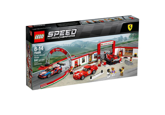 Lego 75889 Speed Champions: Ferrari Garage Ferrari 250 GTO & Ferrari 488 GT - plegobil