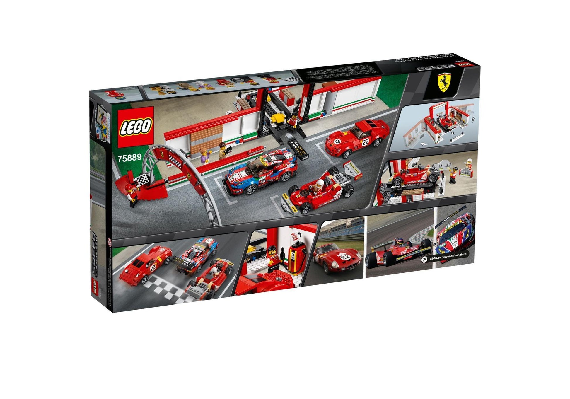 Lego 75889 Speed Champions: Ferrari Garage Ferrari 250 GTO & Ferrari 488 GT - plegobil