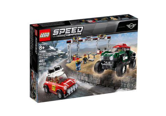 Lego 75894 Speed Champions: Rallyeauto 1967 Mini Cooper S und Buggy 2018 Mini John Cooper Works - plegobil