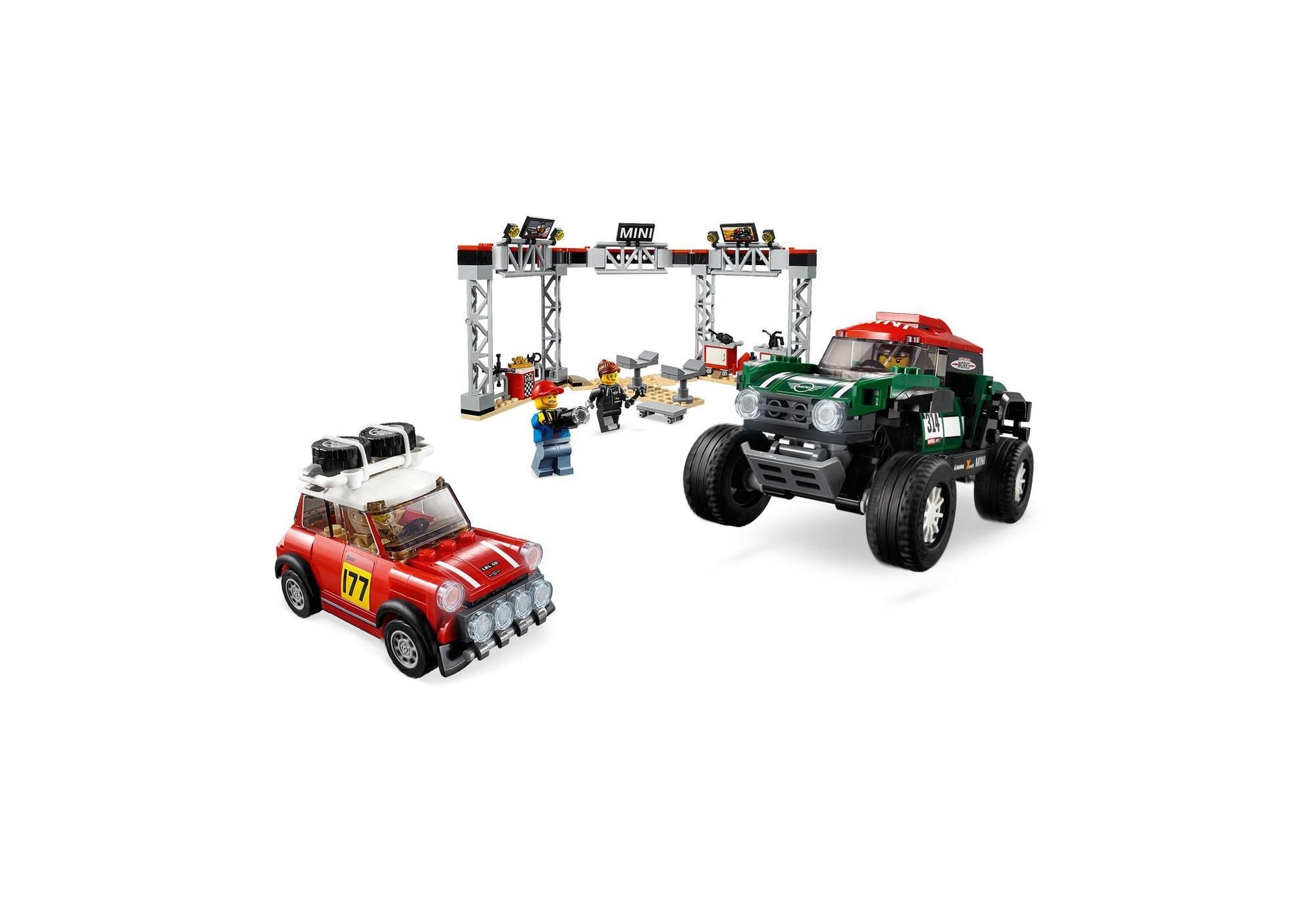 Lego 75894 Speed Champions: Rallyeauto 1967 Mini Cooper S und Buggy 2018 Mini John Cooper Works - plegobil