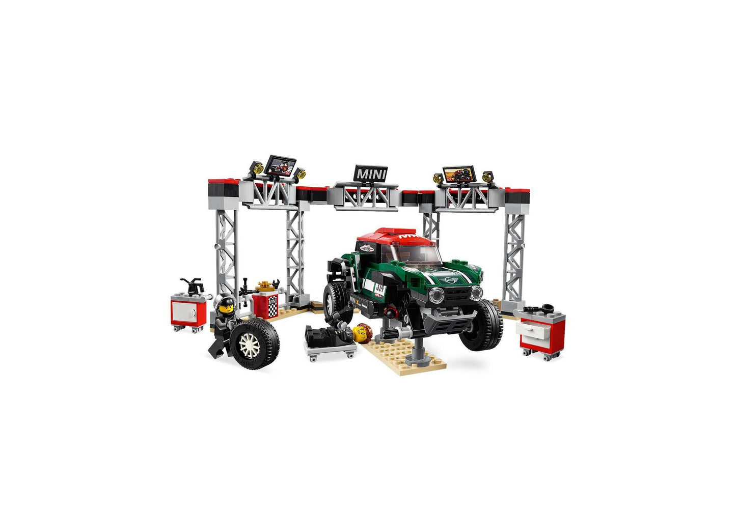 Lego 75894 Speed Champions: Rallyeauto 1967 Mini Cooper S und Buggy 2018 Mini John Cooper Works - plegobil