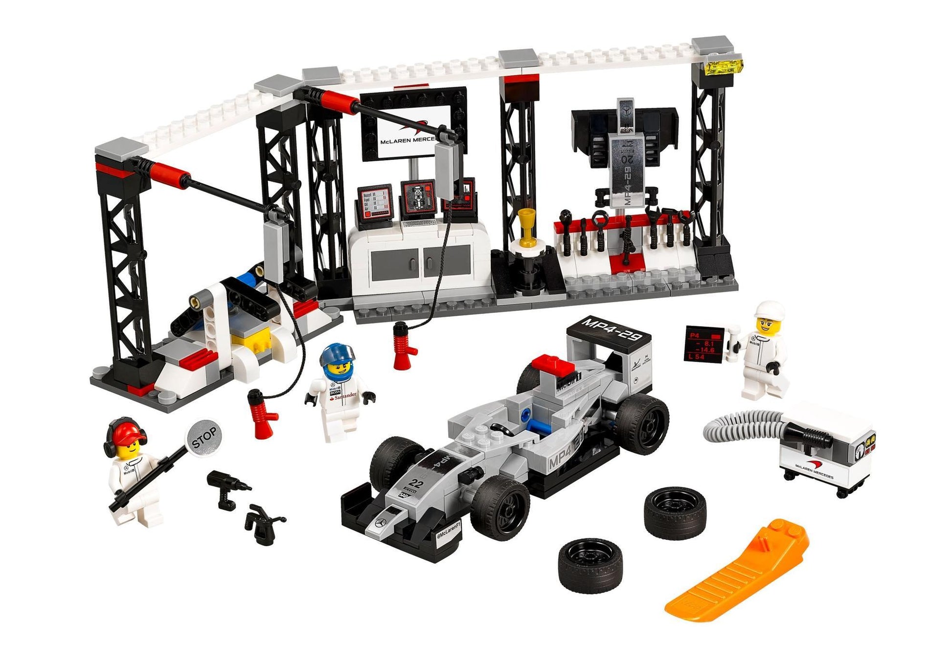 Lego 75911 Speed Champions: McLaren Mercedes Boxenstopp - plegobil