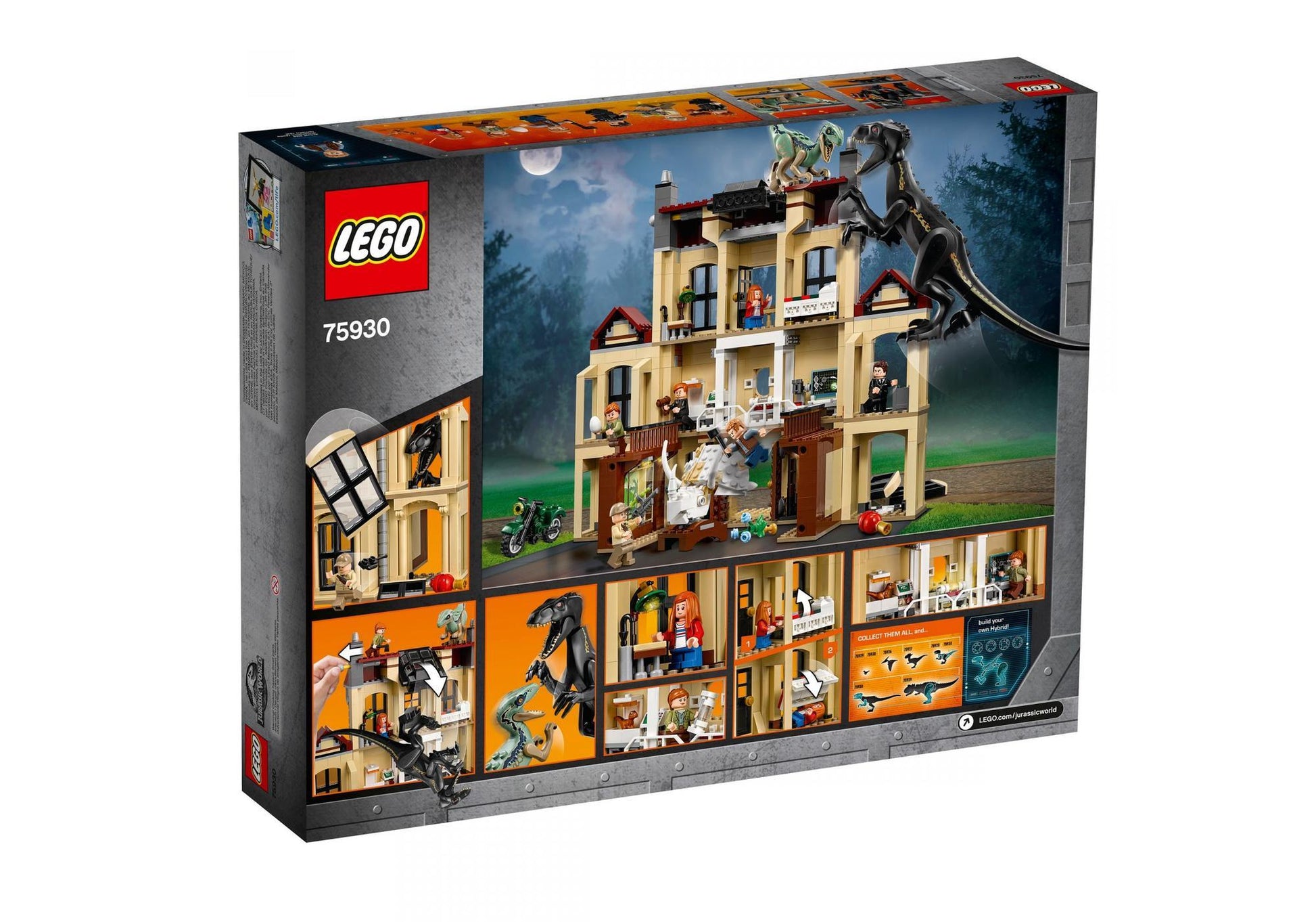 Lego 75930 Jurassic World: Indoraptor-Verwüstung des Lockwood Anwesens - plegobil