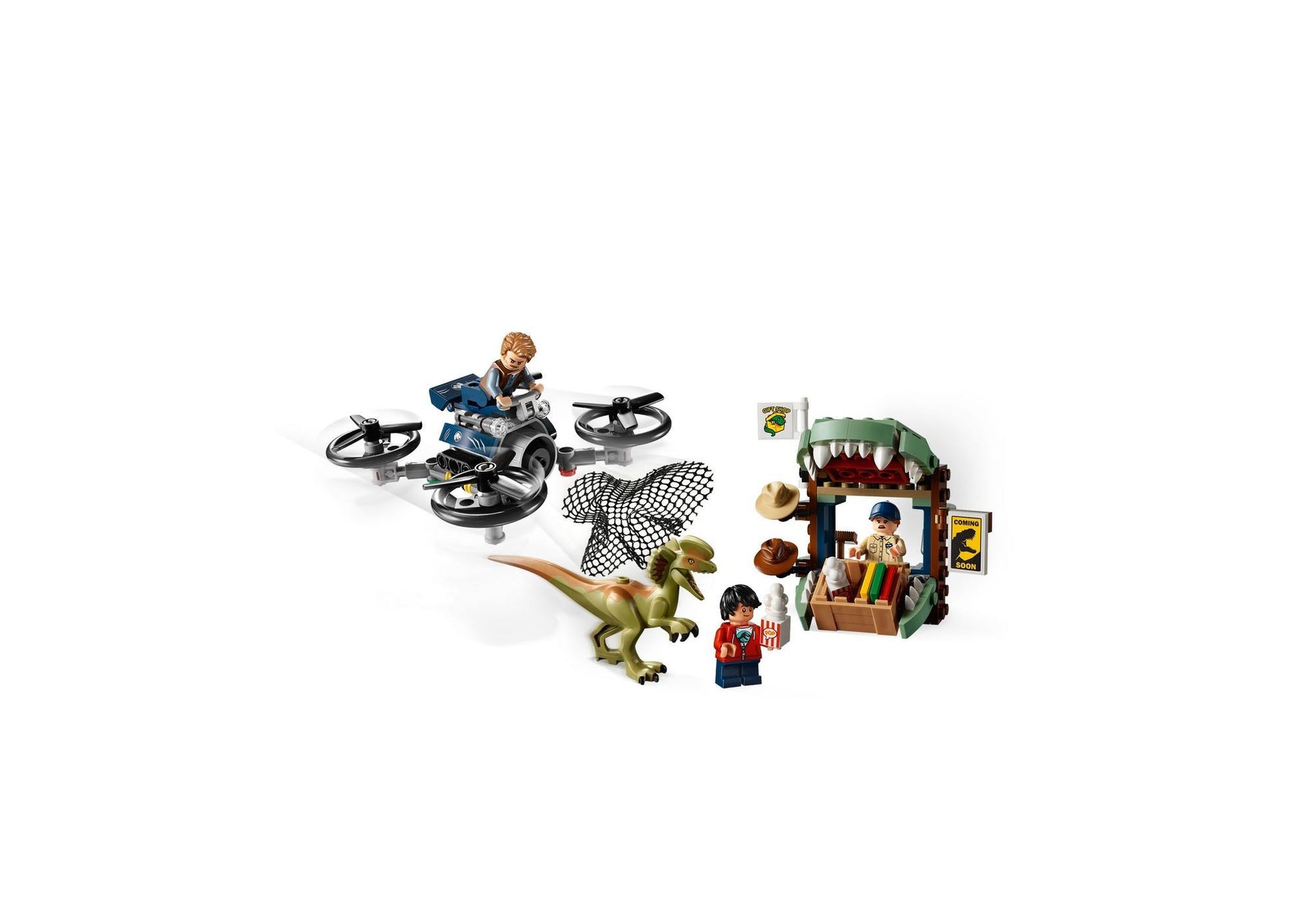 Lego 75934 Jurassic World: Dilophosaurus auf der Flucht - plegobil
