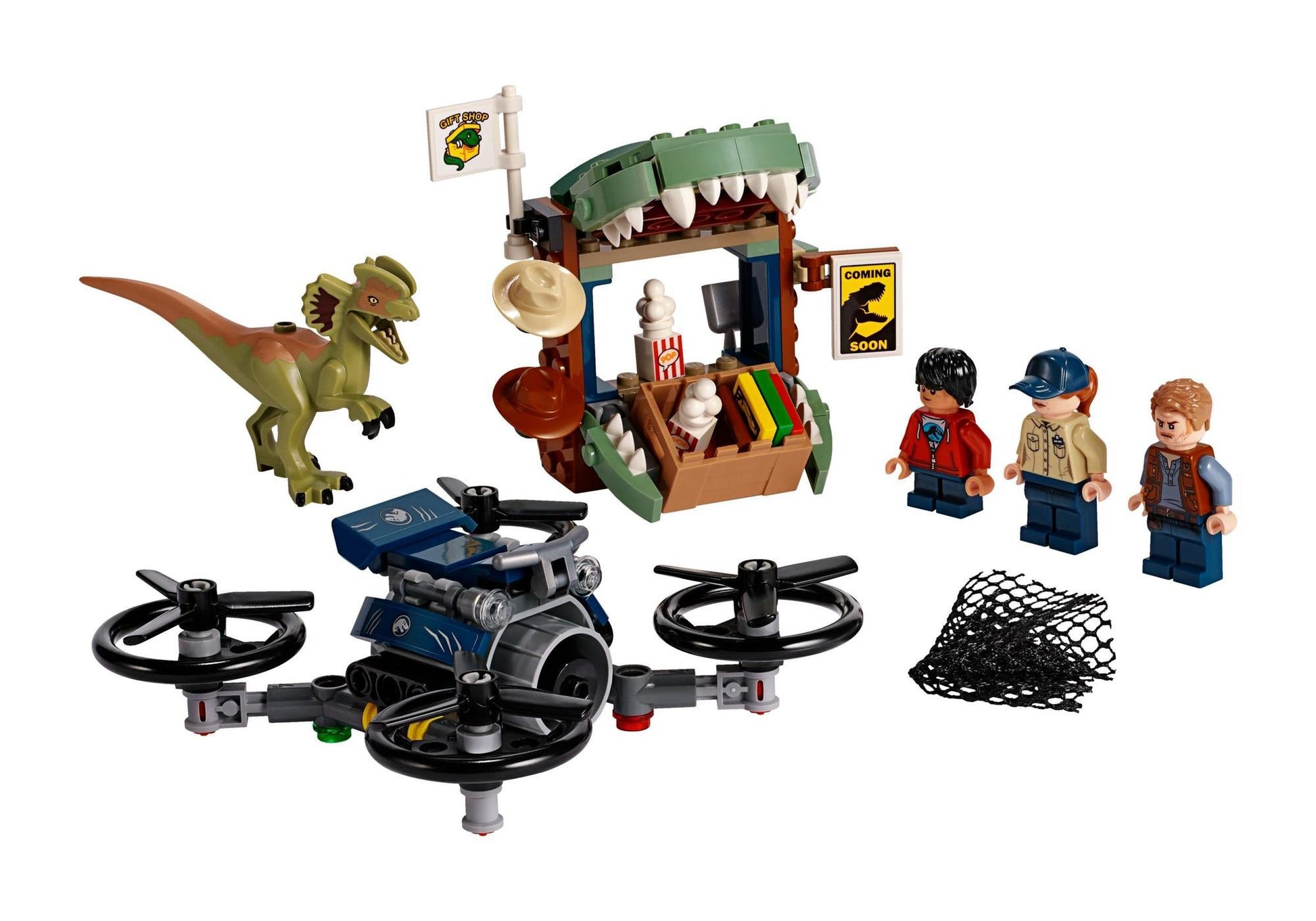 Lego 75934 Jurassic World: Dilophosaurus auf der Flucht - plegobil