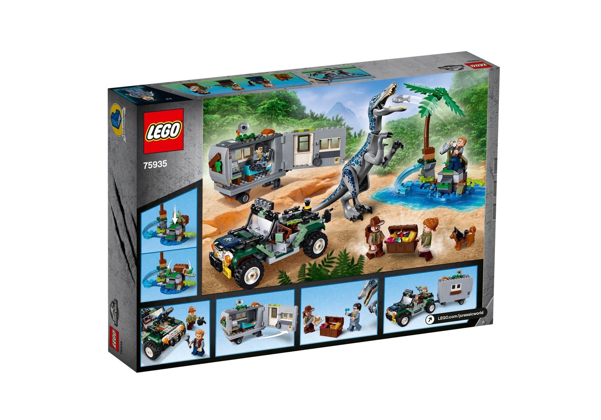 Lego 75935 Jurassic World: Baryonyxs Kräftemessen: die Schatzsuche - plegobil