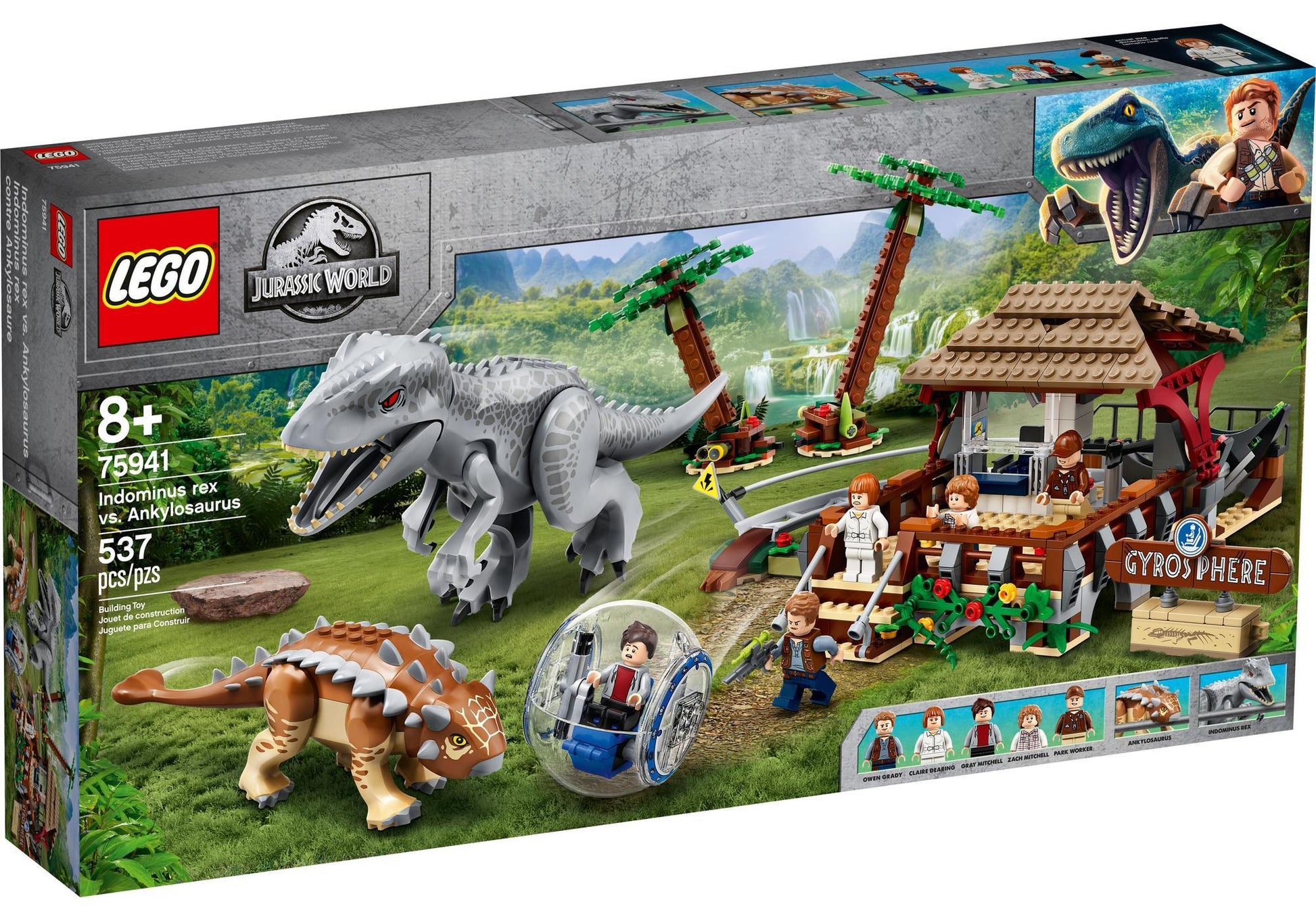 Lego 75941 Jurassic World: Indominus T. Rex vs. Ankylosaurus - plegobil