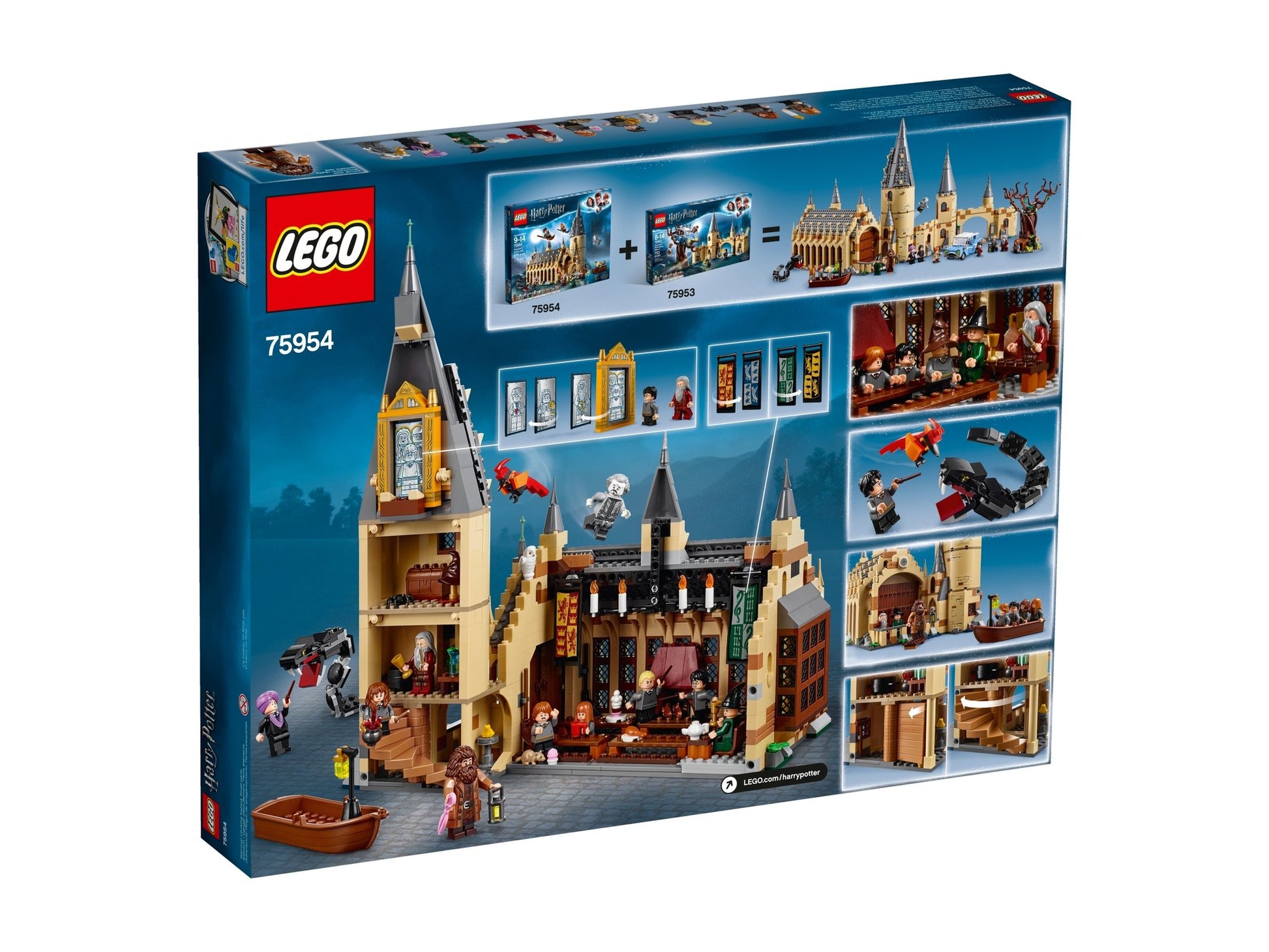 Lego 75954 Harry Potter: Die große Halle von Hogwarts - plegobil