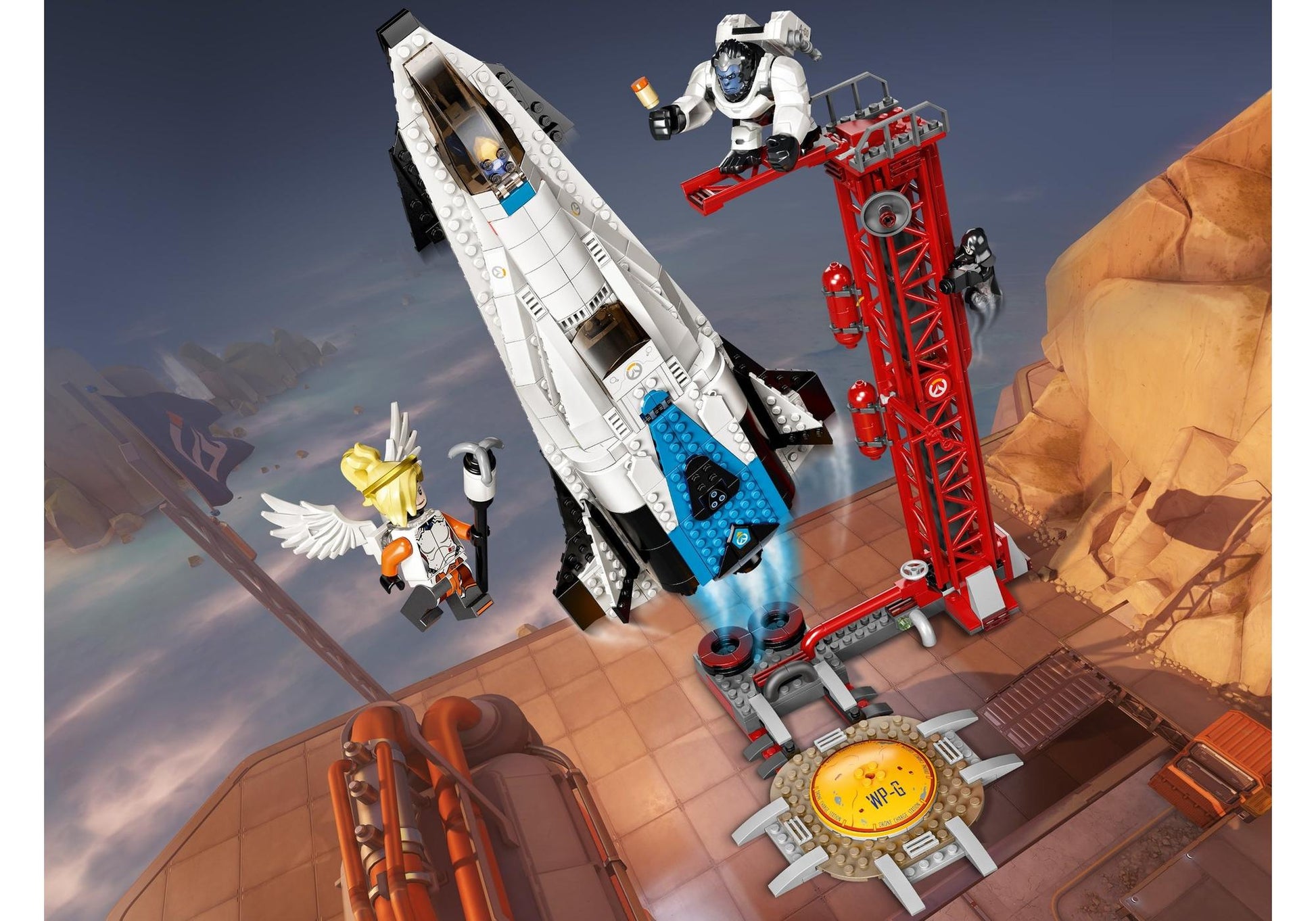 Lego 75975 Overwatch: Watchpoint: Gibraltar - plegobil
