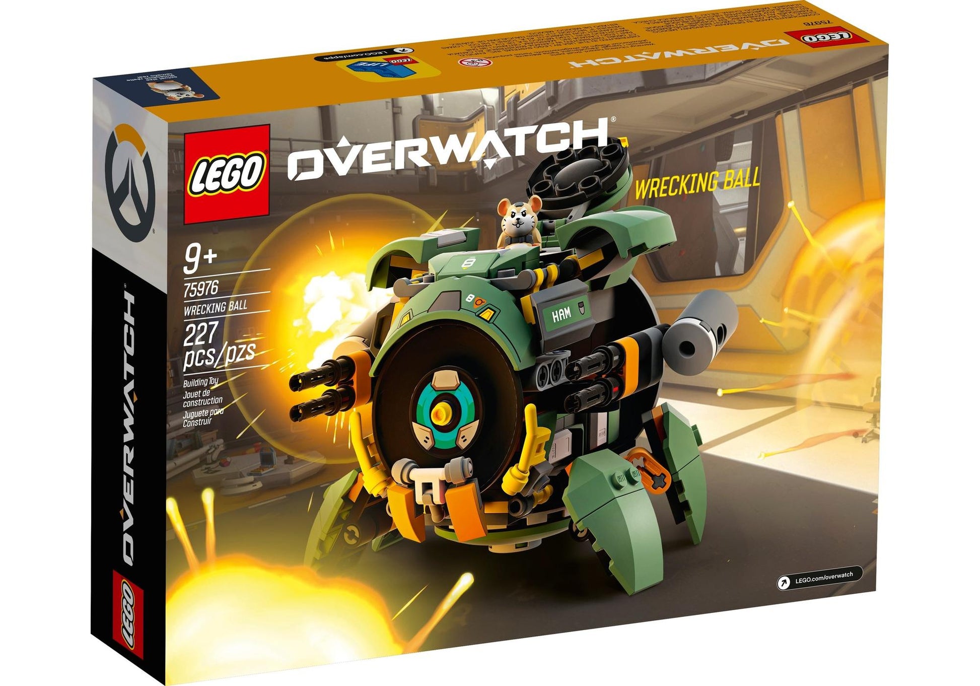 Lego 75976 Overwatch: Wrecking Ball - plegobil