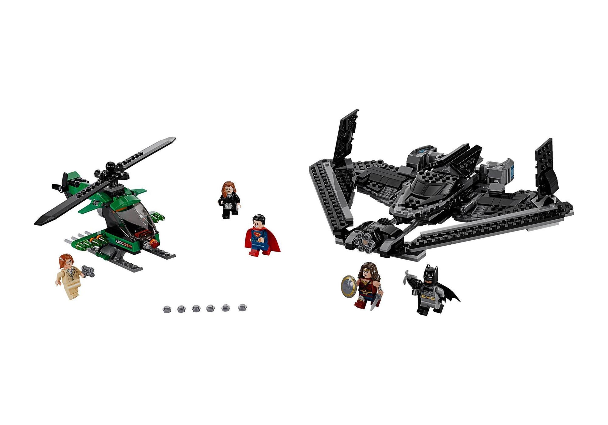 Lego 76046 DC: Helden der Gerechtigkeit: Duell in der Luft - plegobil