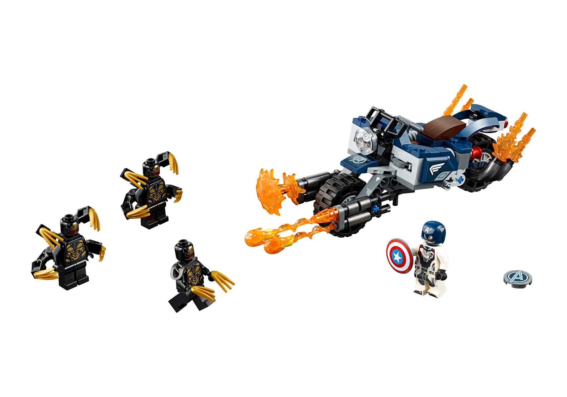 Lego 76123 Marvel Avengers: Captain America: Outrider-Attacke - plegobil